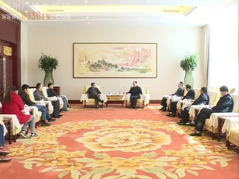 市委书记李俊明会见中青旅控股总裁张立军