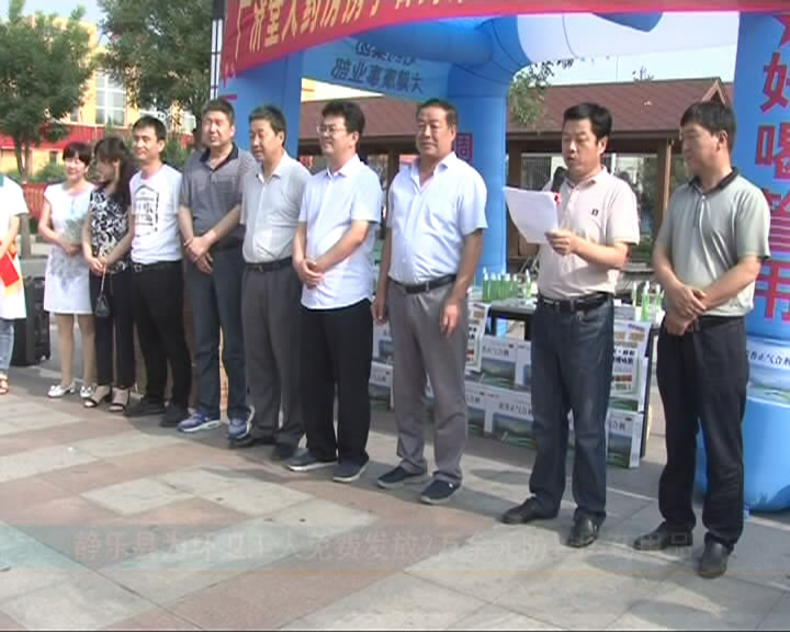 静乐县为环卫工人免费发放2万余元防暑医药用品