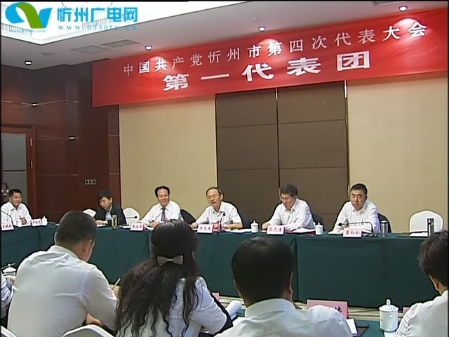 郑连生参加市第四次党代会第一代表团分团讨论