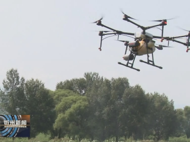 五寨县首次引入“植保无人机”开展病虫害飞防作业​