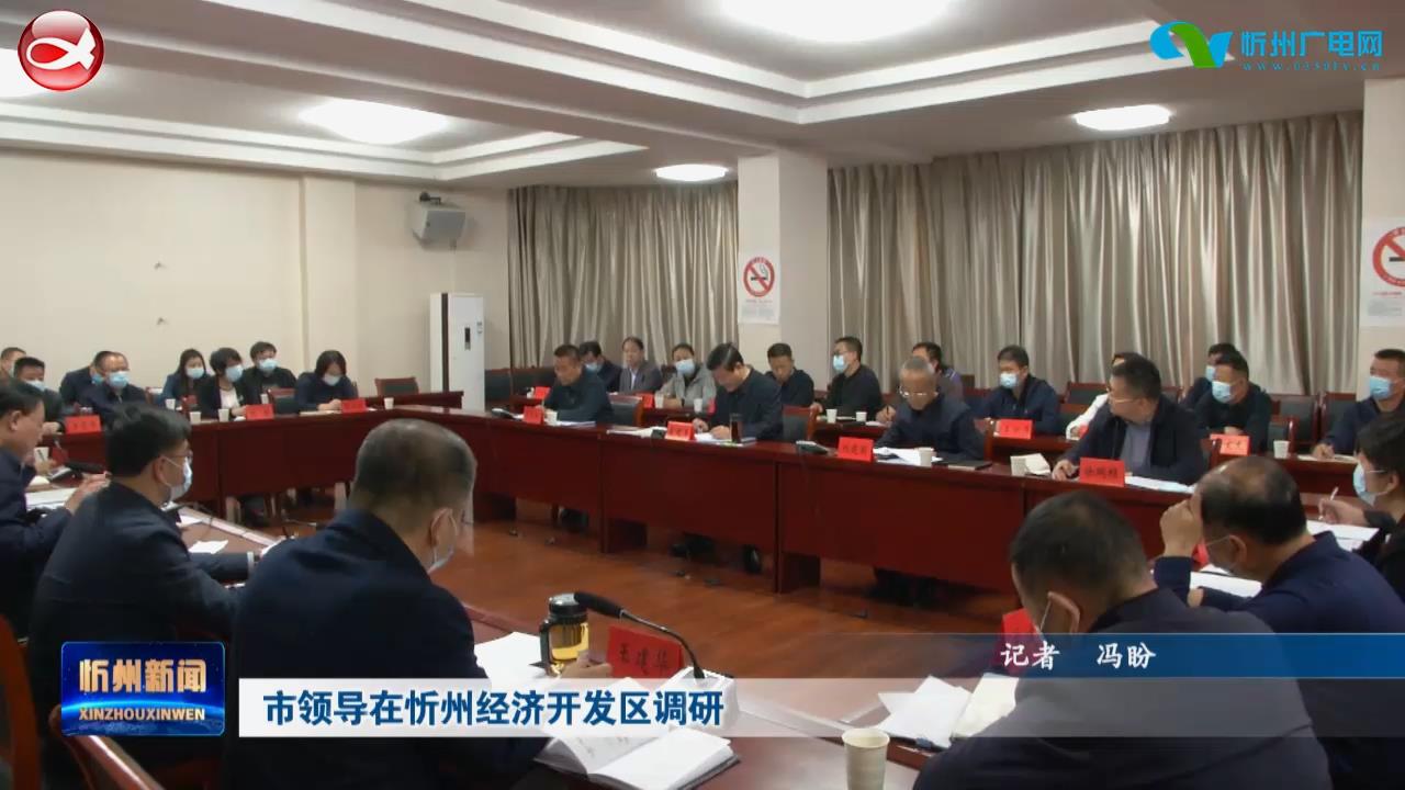 市领导在忻州经济开发区调研​