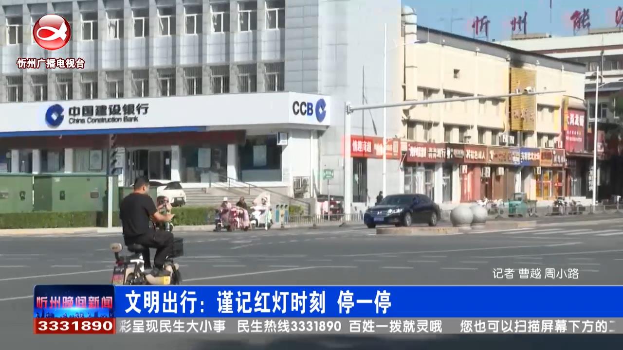 文明出行：谨记红灯时刻  停一停​