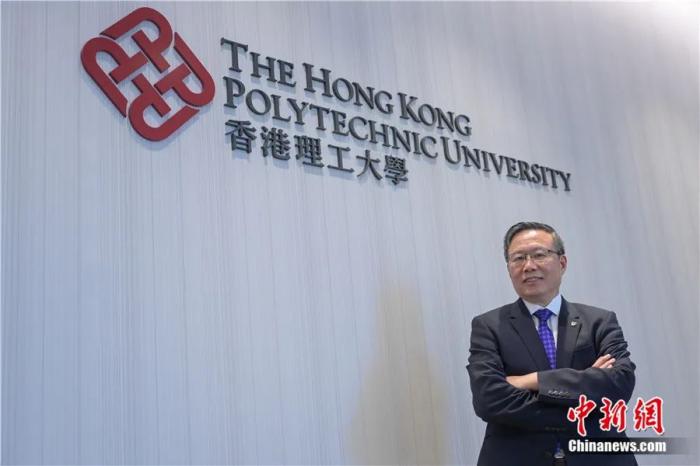 　　香港理工大学(理大)校长、粤港澳大湾区院士联盟副主席滕锦光。<a target='_blank' href='/'>中新社</a>记者 陈永诺 摄 